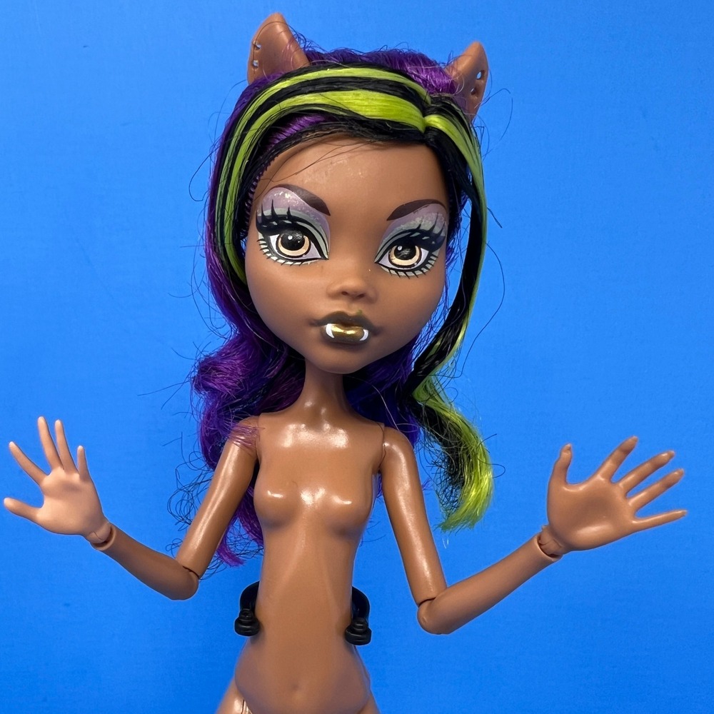 Monster High Clawdeen Wolf Howleen Sisters Pack‎ Werewolf Doll 2008 Articulated